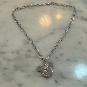 Sterling Silver Mickey Mouse charm necklace